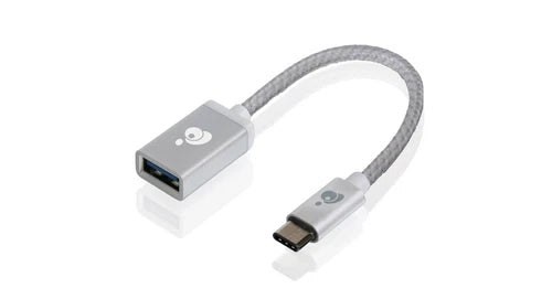 G2LU3CAF10SIL - Iogear Charge & Sync USB-C To USB Type-a Adapter Silver USB