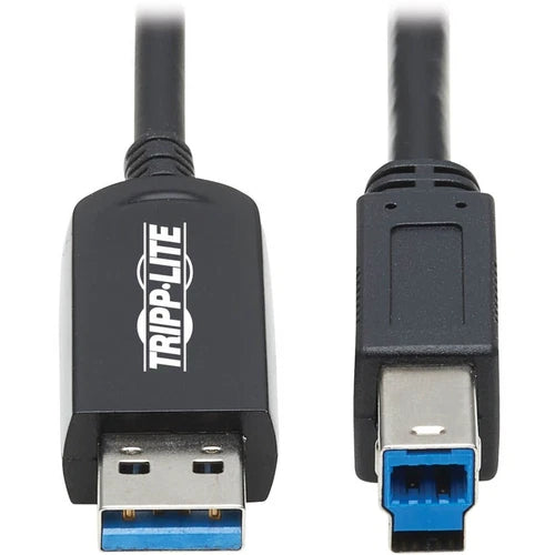 U328F15M - Tripp Lite USB 3.2 Gen 1 Plenum-Rated Fiber Active Optical Cable