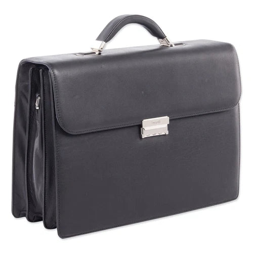 EXB49545801SMBK - Bugatti Milestone 15.6" Device Briefcase Leather 5x5x12