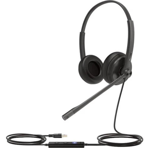 UH34DUALUC - Yealink USB Wired Headset Stereo USB Wired 32 Ohm 20 Hz 20 kHz