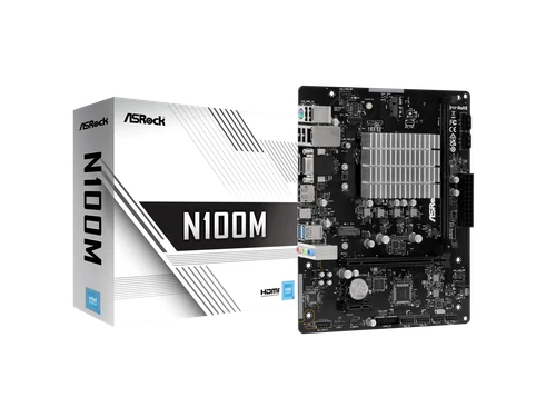 N100M - ASRock Intel Quad-Core Processor N100 Up to 3.4 GHz Supports Intel®