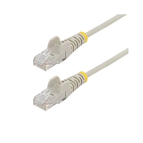 N6PAT25GRS - StarTech 25ft Gray Slim CAT6 Slim Snagless RJ45 UTP Ethernet Cable