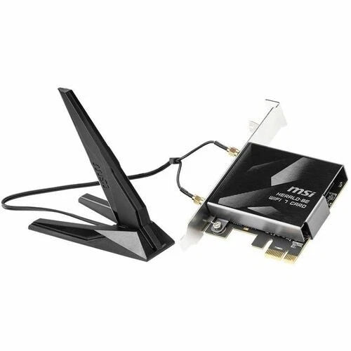 HERALDBWIFI7MAX - MSI HERALD-BE IEEE 802.11be Bluetooth 5.4 Tri Band Wi-Fi/Bluetooth Adapter