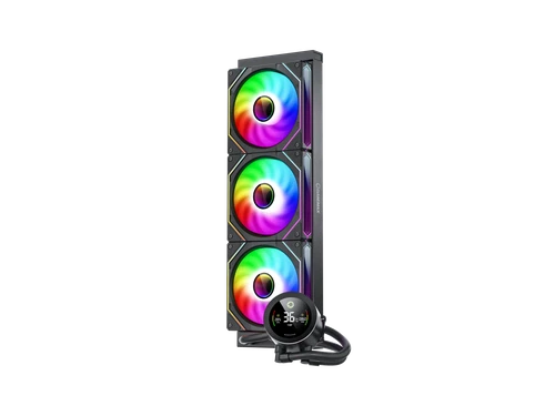 ICEBURG360DIGITALBK - GameMax Liquid CPU Cooler 360mm Addressable ARGB Pump