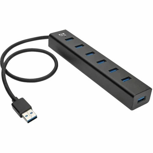 U360007AL - Tripp Lite 7-Port Portable USB 3.0 SuperSpeed Mini Hub Aluminum