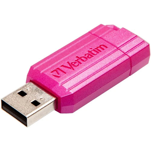 49067 - Verbatim 16GB PinStripe USB Flash Drive