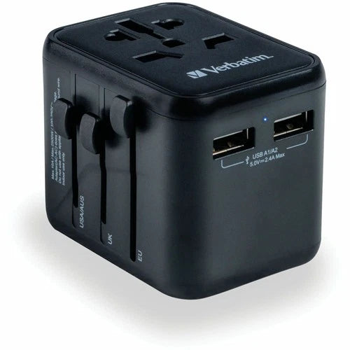 49543 - Verbatim UTA-01 Universal Travel Adapter 12W USB-A