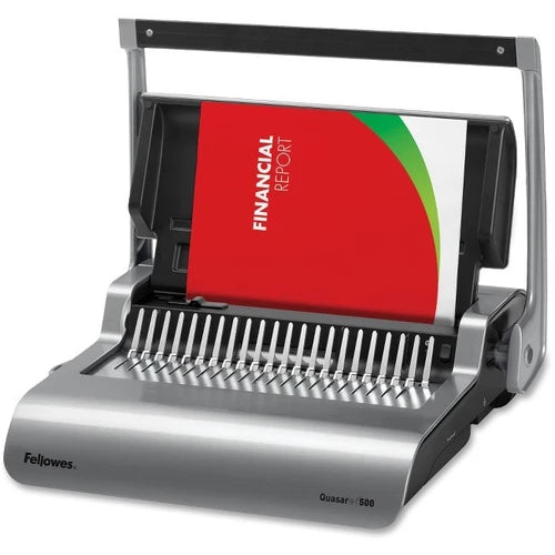 5227201 - Fellowes Quasar+ 500 Comb Binding Machine Starter Kit