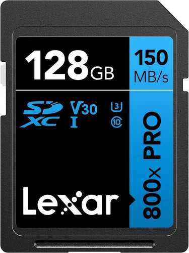 LSD800P128GBU - Lexar High-Performance 800x PRO Series 128GB SDXC UHS-I Memory Card