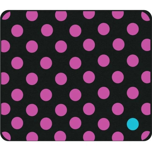 OP-MPV1BM-DOT-02 - Centon Otm Classic Prints Black Mouse Pad Dotty