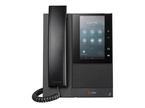 849A5AA#ABA - Poly CCX 505 IP Phone Corded Corded Bluetooth Desktop Wall Mountable