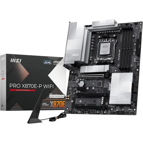X870E-P - MSI PRO WiFi AMD AM5 DDR5 ATX Desktop Motherboard