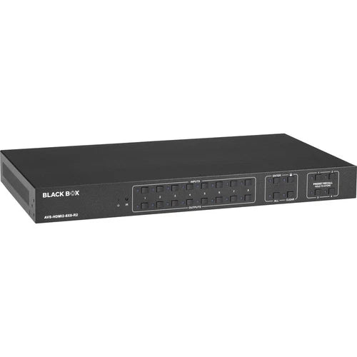 AVSHDMI28X8R2 - Black Box Video Matrix Switcher HDMI 2.0