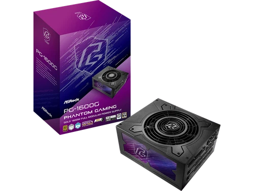 PG-1600G - ASRock 1600W Phantom Gaming 80 PLUS Gold Power Supply