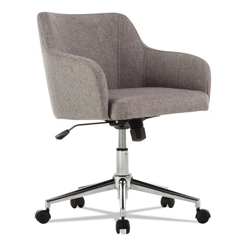 ALECS4251 - Alera Captain Series Mid-Back Chair Cap Tweed Chrome Base