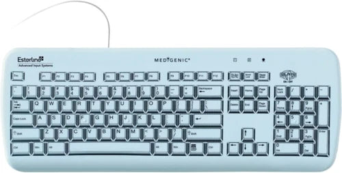 K104E01US - Esterline Essential Washable 104-Key Medical Flat Keyboard Light