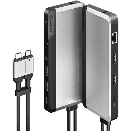 U2CSH-SGR - Alogic USB-C Super Dock 10-in-1 Dual Display 4K 60Hz Support