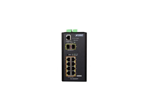 IGS10020HPT - Planet IGS-10020HPT L2+ Industrial 8-Port 10/100/1000T 802.3at PoE + 2-Port 100