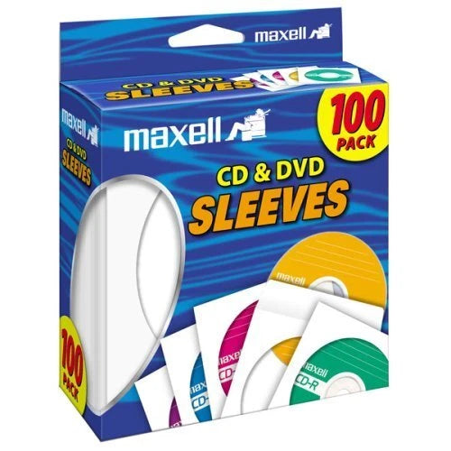 190133-CD402 - Maxell CD/DVD Storage Sleeves