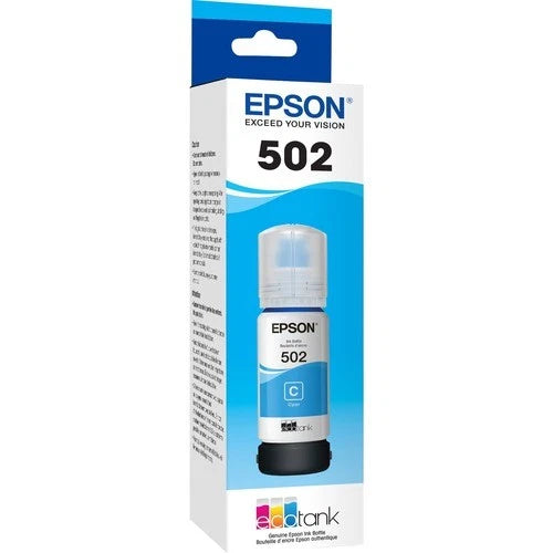 T50222-S - Epson T502 Cyan Ink Bottle
