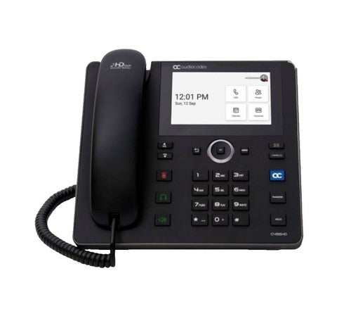 IP445HDEPSG-DBW - AudioCodes 445HD Gigabit IP Desk Phone