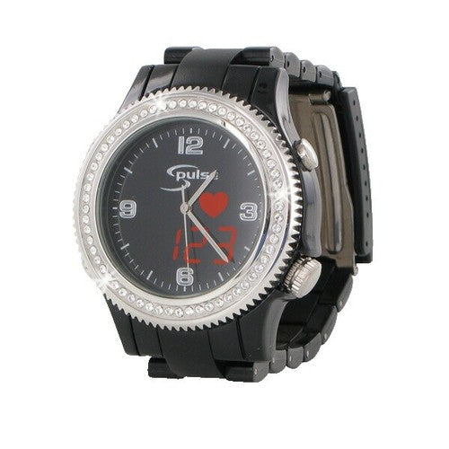 HSN17005L - S-Pulse Fashion Heart Rate and Dual Time Zone Watch
