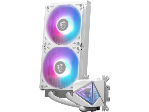 MAGCORELIQUIDI240WHITE - MSI MAG CORELiquid I240 Cooling Fan/Radiator/Water Block/Pump