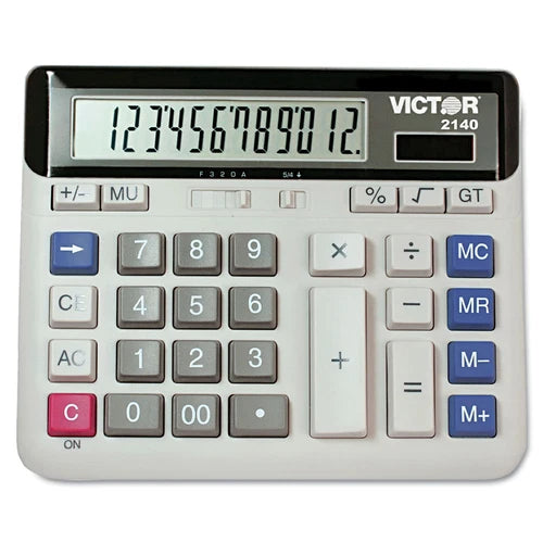2140 - Victor Desktop Business Calculator 12-Digit LCD