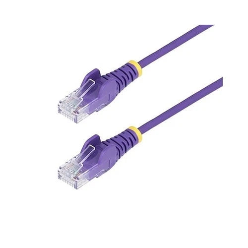 N6PAT25PLS - StarTech 25ft Purple Slim CAT6 Slim Snagless RJ45 UTP Ethernet Cable