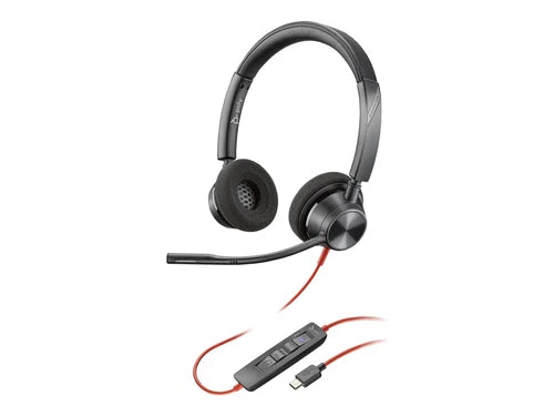 8M3V1AA-ABA - Plantronics Poly Blackwire 3320 Microsoft Teams Headset +USB-C/A Adapter TAA