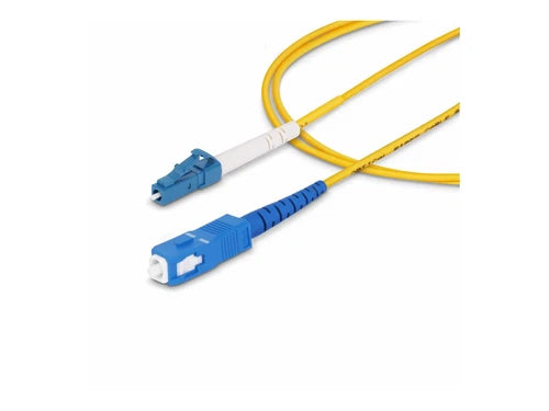 SPSMLCSC-OS2-2M - StarTech 2m 6.6ft LC to SC UPC OS2 Single Mode Simplex Fiber Optic Cable