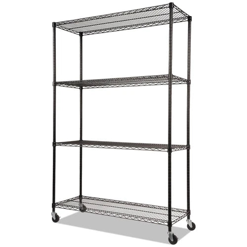 ALESW604818BL - Alera NSF 4-Shelf Wire Shelving Kit