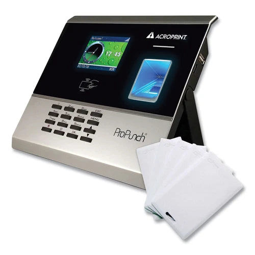01-0289-200 - Acroprint ProPunch Biometric and Proximity Bundle 50 Employees