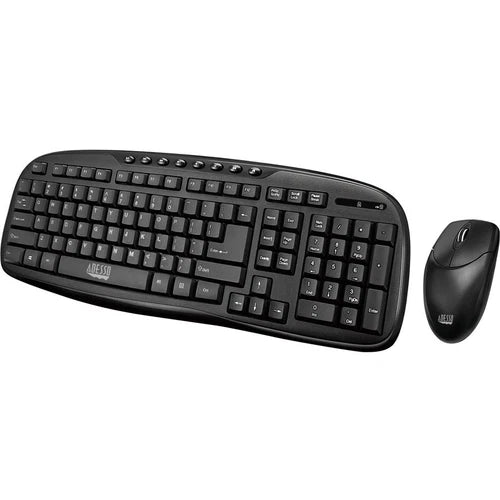 WKB1330CB - Adesso WKB-1330CB 2.4 GHz Wireless Desktop Keyboard and Mouse Combo