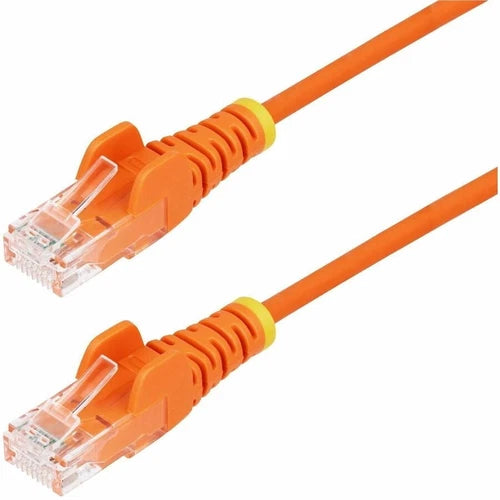 N6PAT15ORS - StarTech 15ft Orange Slim CAT6 Slim Snagless RJ45 UTP Ethernet Cable
