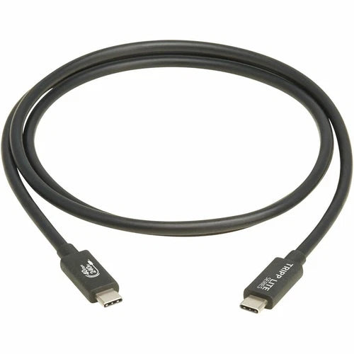 U521-1P2M-BK - Tripp Lite USB-C 8K 60 Hz 1.2m USB4 40Gbps Cable