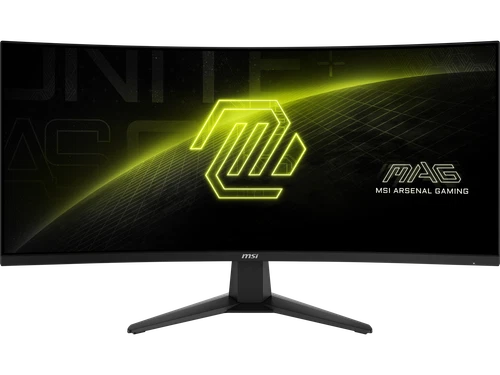 346CQ - MSI MAG 34" VA UWQHD Display 180Hz AdaptiveSync Curved Gaming Monitor