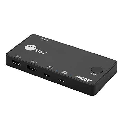 CE-KV0B11-S1 - SIIG 2x1 USB-C 4K Video KVM Switch