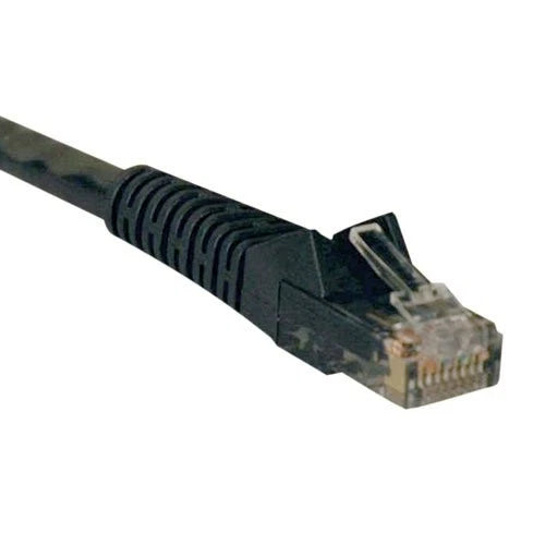 N201001BK - Tripp Lite 1ft Cat6 Gigabit Snagless Molded Patch Cable RJ45 Black 1'