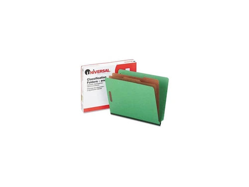 UNV10317 - Universal One Pressboard End Tab Folders Letter Six-Section