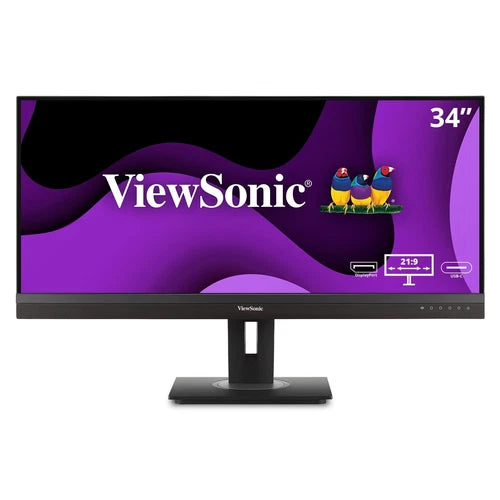 VG3456A - ViewSonic Ergonomic 34" 21:9 Ultrawide 1440p IPS Monitor