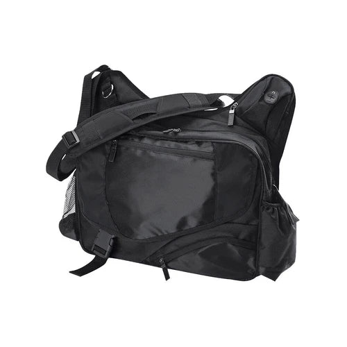 TB8080BK - Sweda Heavy Duty Rugged 14" Laptop Shoulder Messenger Bag Case