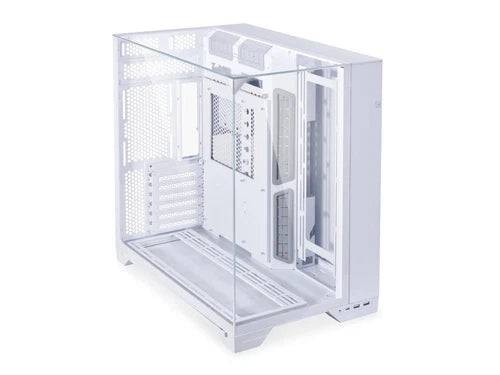 O11VW - Lian Li O11 Vision ATX Mid Tower Computer PC CaseWhite Aluminum Steel Glass