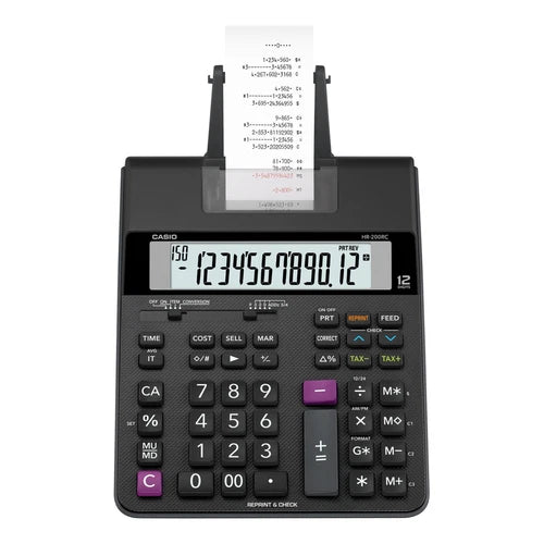 HR200RC - Casio Mini-Desktop Printing Calculator
