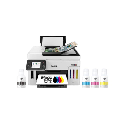 6882C002 - Canon GX6120 Wired & Wireless MegaTank Inkjet Multifunction Printer Color