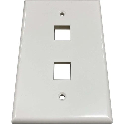 N042AB-002-IVG - Eaton Safe-IT 2-Port Single-Gang Keystone Wall Plate
