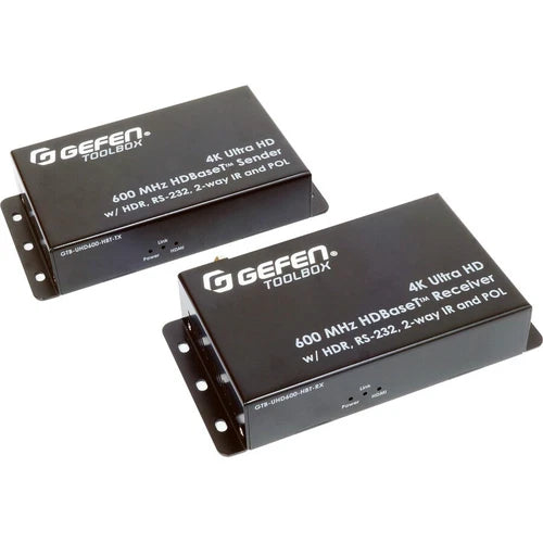 GTBUHD600HBT - Gefen 4K Ultra HD 600MHz HDBaseT Extender HDR Up to 264' RS-232