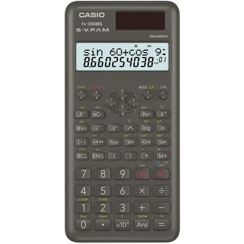 FX300MSPLUS2 - Casio fx-300MS PLUS 2nd Edition Standard Scientific Calculator