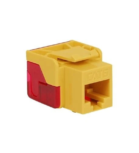 CAT6JACK-YL - ICC Keystone Jack Rj-45 Female Yellow