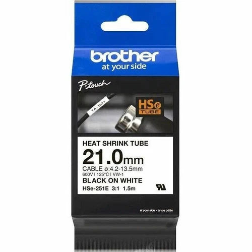 HSE-251E - Brother Heat Shrink Tube Tape Cassette on 21.0mm Wide